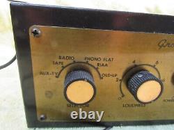 VINTAGE GROMMES 56PG Integrated Tube Amplifier 6V6 12AX7