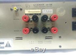 VINTAGE Luxman LV-105 HYBRID Tube Integrated Amplifier Amp WORKING RARE