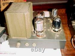 VINTAGE TUBE AMPLIFIER P-P 6L6 2 PIECE INTEGRATED UTC IRON 1950s