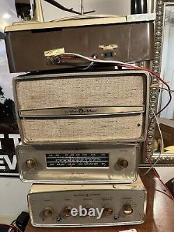 VOICE of MUSIC TUBE AMPLIFIER Reciever Turn Table Tape Reel To Reel Collection