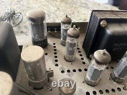 Very Rare Sansui PM-2020 stereo integrated Tube amplifier / Amp parts or repair