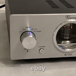 Vincent Audio SV-200 Hybrid Integrated Tube Amplifier Silver Audiophile