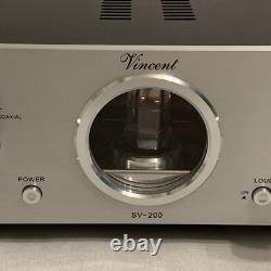 Vincent Audio SV-200 Hybrid Integrated Tube Amplifier Silver Audiophile
