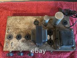 Vintage 1956 Knight Tube Amplifier 6V6 Mono Integrated Amp 3 Stackpole 1 meg Pot