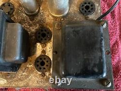 Vintage 1956 Knight Tube Amplifier 6V6 Mono Integrated Amp 3 Stackpole 1 meg Pot