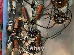 Vintage 1956 Knight Tube Amplifier 6V6 Mono Integrated Amp 3 Stackpole 1 meg Pot