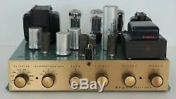 Vintage Bogen DB20 Mono Tube Integrated Amplifier Partially Recapped