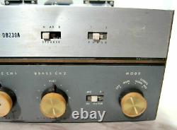 Vintage Bogen Model DB230A Stereo Integrated Tube Amplifier