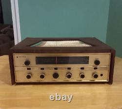 Vintage Bogen RPF 60 Stereo Tube Integrated Power Amplifier with Cover, Series A62