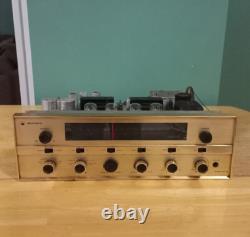 Vintage Bogen RPF 60 Stereo Tube Integrated Power Amplifier with Cover, Series A62