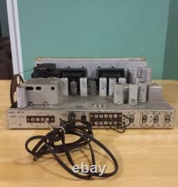 Vintage Bogen RPF 60 Stereo Tube Integrated Power Amplifier with Cover, Series A62