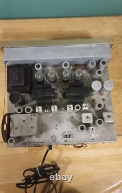 Vintage Bogen RPF 60 Stereo Tube Integrated Power Amplifier with Cover, Series A62