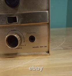 Vintage Bogen RPF 60 Stereo Tube Integrated Power Amplifier with Cover, Series A62
