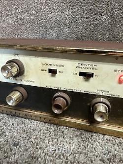 Vintage Channel Master 6601 Stereo Integrated Tube Amplifier Rare Audiophile
