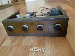 Vintage Eico HF-12 Tube Amplifier Mono Amp For Parts / Repair