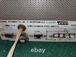 Vintage Eico ST-70 Stereo Integrated Tube Amp Amplifier, For Parts Or Repair