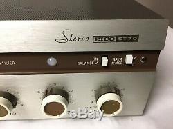 Vintage Eico ST-70 Stereo Tube Integrated Amplifier Control Center