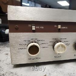 Vintage Eico St40 Stereo Tube Amplifier Working Integrated Amp 40 Watts