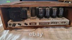 Vintage Fisher KX-200 Stereo Master Tube Amplifier & KX-60 Tuner Paired Units