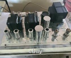 Vintage Fisher X-100-B Integrated Stereo Tube Amplifier Works Perfect