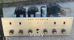 Vintage Fisher X-100-B Integrated Stereo Tube Amplifier Works Perfect