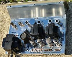 Vintage Fisher X-100-B Integrated Stereo Tube Amplifier Works Perfect