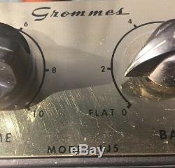 Vintage Grommes Tube Amplifier Model LJ5 with full tube compliment