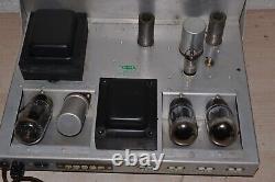 Vintage HH Scott 99D Mono Integrated Tube Amplifier for Parts or Repair