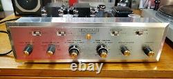 Vintage HH Scott LK-48 Tube Integrated Amplifier working