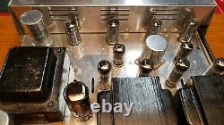 Vintage HH Scott LK-48 Tube Integrated Amplifier working