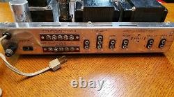 Vintage HH Scott LK-48 Tube Integrated Amplifier working