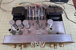 Vintage H. H. Scott 210-F Integrated Mono EL-34 tube amplifier tested working