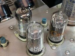 Vintage H. H. Scott 210-F Integrated Mono EL-34 tube amplifier tested working