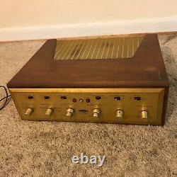 Vintage H. H. Scott 299 Integrated Tube Amplifier Amp as-is for parts broken