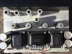 Vintage Harman Kardon A50K A500 Integrated Stereo Tube Amplifier 7355 Tested
