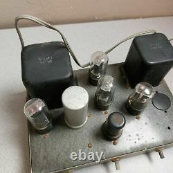 Vintage Heathkit A7 Mono Integrated Tube Amplifier Tubes Glow