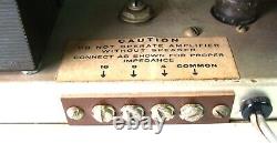 Vintage Heathkit EA-3 Integrated Mono Tube Amplifier With Manuals