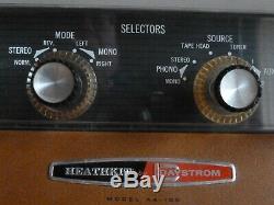 Vintage Heathkit Model AA-100 Integrated Stereo Tube Amplifier