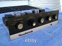 Vintage Heathkit Sa-2 Stereo Integrated El84/6bq5 Tube Amplifier Shown Running