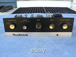 Vintage Heathkit Sa-2 Stereo Integrated El84/6bq5 Tube Amplifier Shown Running