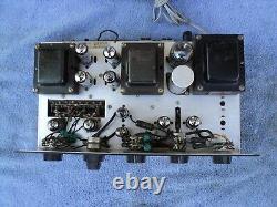 Vintage Heathkit Sa-2 Stereo Integrated El84/6bq5 Tube Amplifier Shown Running