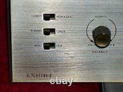 Vintage Knight Kn 724 Tube Integrated Amplifier