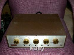 Vintage Knight Model Kn 728b. Integrated Tube Amplifier Works Great