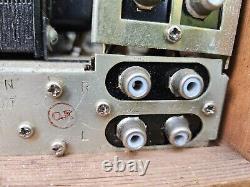 Vintage Lafayette LA-224A Stereo Tube Integrated Amplifier Amp For Parts/Repair