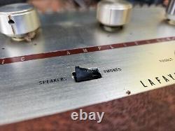 Vintage Lafayette LA-224A Stereo Tube Integrated Amplifier Amp For Parts/Repair