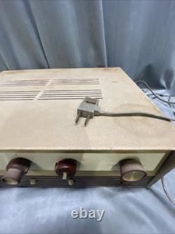 Vintage Lafayette Stereo 236A Tuned Amplifier Parts Only Powers On Burn Smell