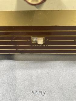 Vintage Lafayette Stereo 236A Tuned Amplifier Parts Only Powers On Burn Smell