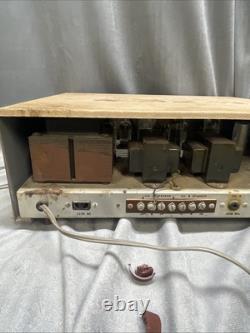 Vintage Lafayette Stereo 236A Tuned Amplifier Parts Only Powers On Burn Smell