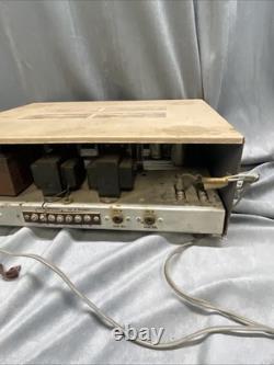 Vintage Lafayette Stereo 236A Tuned Amplifier Parts Only Powers On Burn Smell