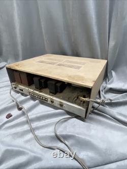 Vintage Lafayette Stereo 236A Tuned Amplifier Parts Only Powers On Burn Smell